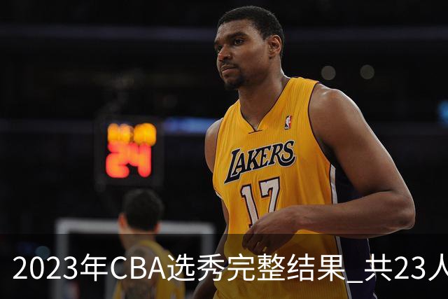 2023年CBA选秀完整结果 共23人被选中历史次高